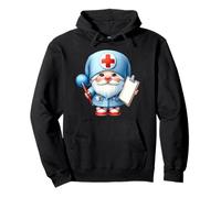 Funny Nursing School Nurse GNOME for Registered Nurse Life Felpa con Cappuccio