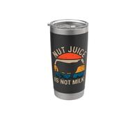 Funny Nut Juice Is Not Milk Bicchiere termico in acciaio inox doppia parete
