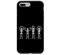 Funny O-H-I-O State Skeleton Letters Ohio Vintage Halloween Custodia per iPhone 7 Plus/8 Plus