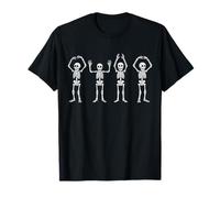 Funny O-H-I-O State Skeleton Letters Ohio Vintage Halloween Maglietta