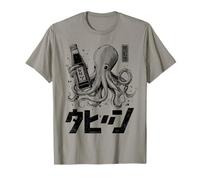 funny Octopuss Soy Sauce lover japan sushi costume Vintage Maglietta