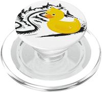 Funny Off-Road Yellow Rubber Duck Men's Humor PopSockets PopGrip per MagSafe