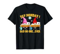 Funny Office Humor GNOME Graphic for Monday Sarcastic Office Maglietta