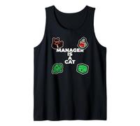 Funny Office Humor Manager Is A Cat Feline Boss Canotta