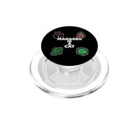 Funny Office Humor Manager Is A Cat Feline Boss PopSockets PopGrip per MagSafe