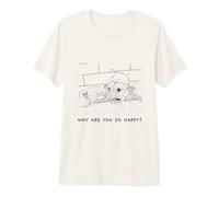 Funny Opossum Illustration Why Are You So Happy Maglietta Premium