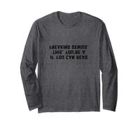 Funny Optical Illusion Genius Design Maglia a Manica