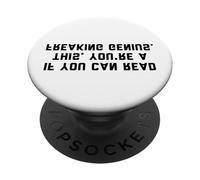 Funny Optical Illusion Genius Design PopSockets PopGrip Adesivo