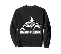Funny Orca Killer Whale Scuba Diving Skeleton Dark Humor Felpa