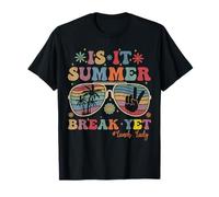 Funny Out Of School Citazione Is It Summer Break Yet Lunch Lady Maglietta