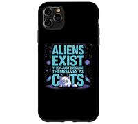 Funny Outer Space Cat - Gli alieni esistono travestiti da gatti Custodia per iPhone 11 Pro Max