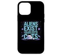 Funny Outer Space Cat - Gli alieni esistono travestiti da gatti Custodia per iPhone 12 mini