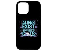 Funny Outer Space Cat - Gli alieni esistono travestiti da gatti Custodia per iPhone 12 Pro Max