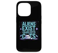 Funny Outer Space Cat - Gli alieni esistono travestiti da gatti Custodia per iPhone 13 Pro