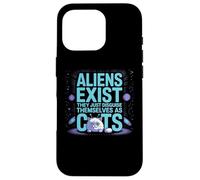 Funny Outer Space Cat - Gli alieni esistono travestiti da gatti Custodia per iPhone 16 Pro