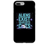 Funny Outer Space Cat - Gli alieni esistono travestiti da gatti Custodia per iPhone 7 Plus/8 Plus