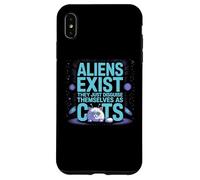 Funny Outer Space Cat - Gli alieni esistono travestiti da gatti Custodia per iPhone XS Max