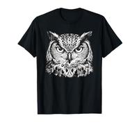 Funny Owl Smoking Cigarette Meme Vintage 90s Grunge Bird Maglietta