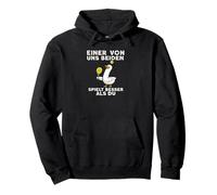 Funny Padel Duck: Uno di Noi Due Gioca Meglio di Te Felpa con Cappuccio