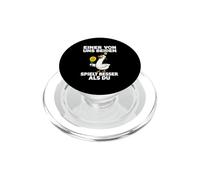 Funny Padel Duck: Uno Di Noi Due Gioca Meglio Di Te PopSockets PopGrip per MagSafe