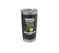 Funny Padel - Il Padel Mi Fa Dire Parolacce Bicchiere termico in acciaio inox doppia parete