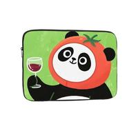Funny Panda - Custodia per computer portatile da 12 pollici, valigetta per il trasporto