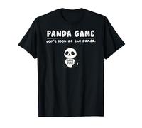 Funny Panda Game Dont Look Game Over Ragazzi Ragazze Bambini Maglietta
