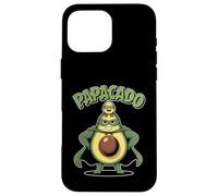 Funny Papacado Avocado Dad Pun Custodia per iPhone 16 Pro Max