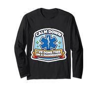 Funny Paramedic Keep Calm I 've Done This with A Manichino Maglia a Manica