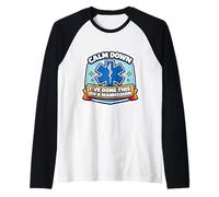 Funny Paramedic Keep Calm I 've Done This with A Manichino Maglia con Maniche Raglan