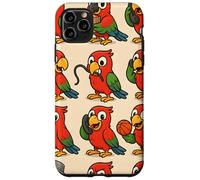Funny Parrot Cartoon Meme Mischief Animal Humor Art Custodia per iPhone 11 Pro Max