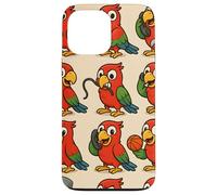 Funny Parrot Cartoon Meme Mischief Animal Humor Art Custodia per iPhone 13 Pro Max