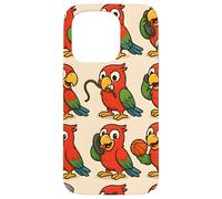 Funny Parrot Cartoon Meme Mischief Animal Humor Art Custodia per iPhone 15 Pro