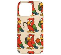 Funny Parrot Cartoon Meme Mischief Animal Humor Art Custodia per iPhone 15 Pro Max