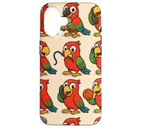 Funny Parrot Cartoon Meme Mischief Animal Humor Art Custodia per iPhone 16