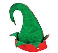 Funny Party Cappelli Cappello Elfo Di Natale in Feltro Cappello Dell'elfo Con Jingle Bells Orecchie Santa Cappelli Per Adulti Cappelli Di Natale