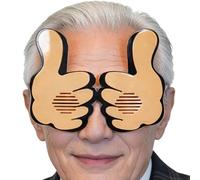 Funny Party Glasses - School Joke Glasses, Funny Eyewear Holiday Eyeglasses, Helps Create Laughter Playful, Moments Ideal for School Travel Carnival April Fools, Friend Gatherings Themed Parties