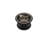 Funny Patient With Me Vengo dal 1900 Vintage Wagon Retro PopSockets PopGrip Adesivo