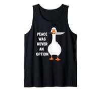 FUNNY PEACE WAS NEVER AN OPTION DUCK Canotta