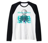 Funny Peacock Disco Turkey Wrong Animal Name Stupid Joke Maglia con Maniche Raglan