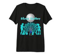 Funny Peacock Disco Turkey Wrong Animal Name Stupid Joke Maglietta Premium