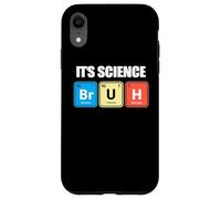 Funny Periodic Table Bruh Nerdy Science Chemistry apparel Custodia per iPhone XR