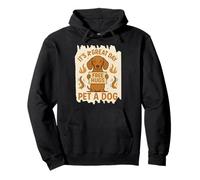 Funny Pet A Dog Bassotto Simpatico Tedesco Weiner Tee Felpa con Cappuccio