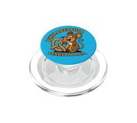 Funny Philadelphia Pennsylvania Foods Mouse Mangiare Pretzel PopSockets PopGrip per MagSafe