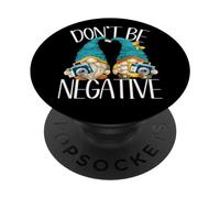 Funny Photographer Gnomes For Women Dont Be Negative Camera PopSockets PopGrip Adesivo