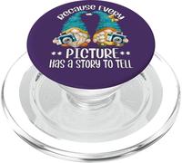 Funny Photography Gnome For Photographers Cute Camera Gnomie PopSockets PopGrip per MagSafe