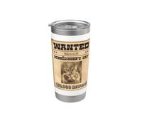 Funny Physics Joke Wanted Schrodinger's Cat Dead and Alive Bicchiere termico in acciaio inox doppia parete