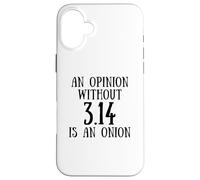 Funny Pi Day Saying Mathematics Quote 3.14 Math Joke Custodia per iPhone 16 Plus