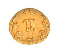 Funny Pi Day Spiral Pi Math 3.14 Cuffie da doccia Cuffia da bagno riutilizzabile Cappello da doccia elastico da bagno Morbido impermeabile per cappucci per capelli di tutte le lunghezze