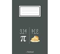 Funny PI image mirror of 3.14 is pie Thanksgiving Math Gifts Notebook: Happy Pi Day Notebook: Blank Lined PI Day Notebook Gift for Math Lover And Math ... Writing and Brainstorming,6x9x110 pages